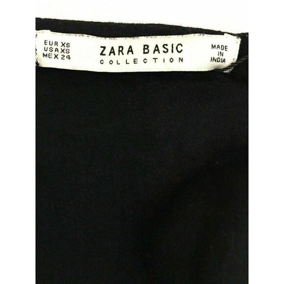 Zara Womens New W Tag Black Red Floral Embroidered Mini Skirt Xs - Picture 8 of 10